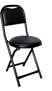 DPI Folding Stool Chair with Foot Rest for Home & Kitchen/Restaurant/Outdoor Chair, Cotton Study Folding Chair