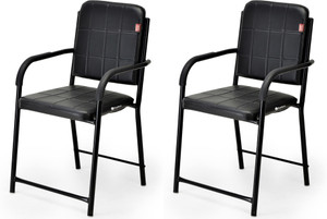 Goyal Steel & Furniture Industries comfortable Home Office Visitor Chair Stylish Ergonomic Design for Office Home Metal Dining Chair