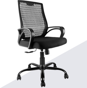 ASTRIDE Airsense Mid Back Office Chair for Work from Home/Study, Tilt Lock,Metal Base Mesh Office Executive Chair