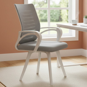 MRC Executive Chairs Mrc Boom Ergonomic Mesh Mid Back Fix Office Chair Mesh Office Visitor Chair