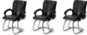 KITHANIA Executive Ergonomic Home Office visitor computer Study home guest chair Leather Office Executive Chair