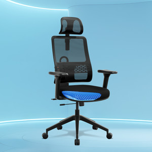 The Sleep Company Flex SmartGRID Premium Ergonomic High-Back Desk Chair for Office & Home Mesh Office Executive Chair