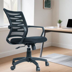 Medallion Adjustable Lumbar, Arm Rest, Adjustable Height Nylon Office Arm Chair
