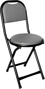 DPI Metal Folding Chair Upholstered Leatherette for Space-Saving Design Cotton Study Folding Chair