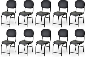 GOYALSON Office/Visitor/Study/Computer/Student/Stool /Work from Home Chair Leatherette Office Visitor Chair