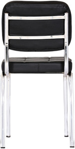 ACTIVA Spectrum Chrome Polished Steel Leatherette Office Visitor Chair