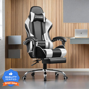 GTPLAYER Leatherette Office Adjustable Arm Chair