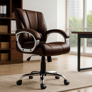 zidle Aplha revolving chair Leatherette Office Adjustable Arm Chair