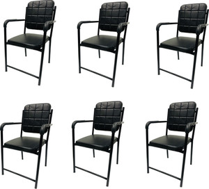 RATISON Comfortable Chair Office Study Computer Library Visitor Chair Leatherette Office Arm Chair