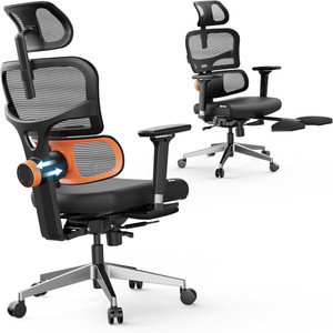 Drogo Ergonomic Office for Work from Home Computer Gaming with 4D Armrest Mesh Office Executive Chair