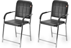 SOMRAJ Chair Office Visitor Study Chair Computer Labs Hostel School Library Chair Leatherette Office Visitor Chair