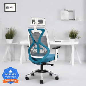 IAFA Ergolux High Back Ergonomic Office Chair With Heavy Duty Metal Base Mesh Office Adjustable Arm Chair