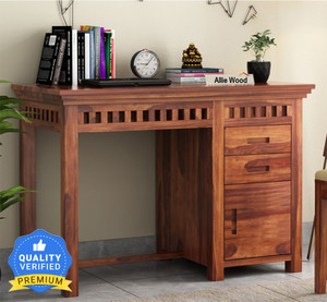 Allie Wood Rosewood (Sheesham) Solid Wood Study Table