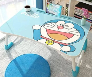 BK SALES doremon table Wood Portable Laptop Table