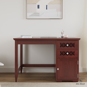Allie Wood Rosewood (Sheesham) Solid Wood Study Table