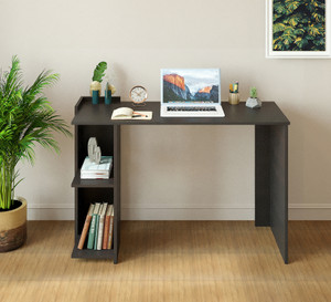 FURNEASER Lumia Computer Table with Shelf, Laptop Table, Engineered Wood Study Table