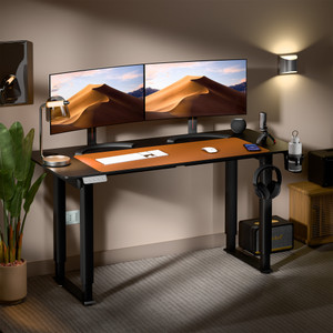 GREEN SOUL Alex Multi-Purpose Electric Height Adjustable Computer Workstation Engineered Wood Office Table