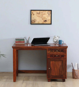TRUE Willow Sheesham Solid Wood Study Table - Image 6