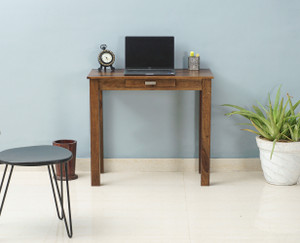 Woodefly Study Table for Students Wood Laptop Table Computer Table for Home Office Table Solid Wood Study Table