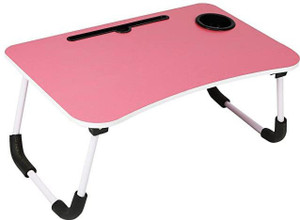 DEVAL ENTERPRISE Multi-Purpose Laptop Desk for Study and Reading with Foldable Non-Slip Legs Solid Wood Study Table