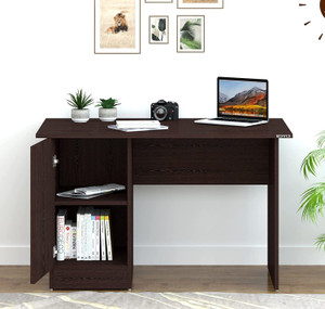 REDWUD Henry Laptop Table/ Writing Desk/ Folding Desk/ Study Desk/ Office Table Engineered Wood Study Table
