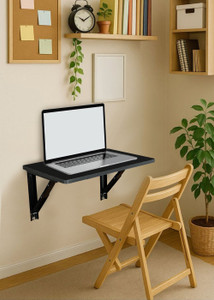 Flipkart Perfect Homes Studio Multipurpose Folding Study Table,Office Table,Laptop Table,Wall Foldable Table Engineered Wood Office Table