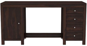 Wopno Furniture Pure Sheesham Wooden Writing Study Desk Computer Laptop Table For Home & Office Solid Wood Study Table
