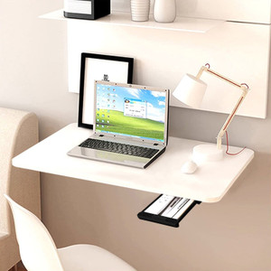 Torche Wall mounted Office Study table(24 inches X 16 inches) Wood Portable Laptop Table
