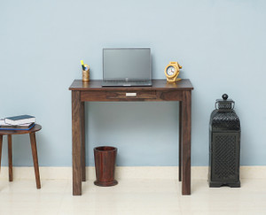 Woodefly Study Table for Students Wood Laptop Table Computer Table for Home Office Table Solid Wood Study Table