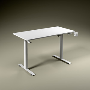 GREEN SOUL Imperium Pro Electric Height Adjustable 120cm wide|ImpactShield Anti-Collision Engineered Wood Office Table