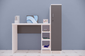 SPECIALITY PANELS Multipurpose Hutch Desk with storage & Termites resistance Engineered Wood Multipurpose Table