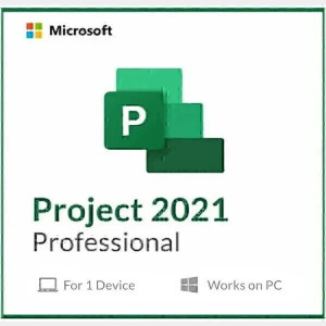 MICROSOFT Project Professional 2021 (1 User, Lifetime ) Digital License
