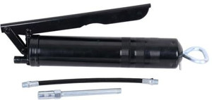 EKRASH Lever type steel grease gun with coupler and Flexible Pipe 10OZ Manual Pump