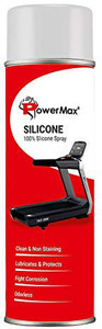 Powermax Fitness Silicone Oil Lubricant Spray for Treadmill (500ml), Use For Equipment Applications Extra Long Control Flow Applicator Easy To Use On All Treadmills Manual Sprayer
