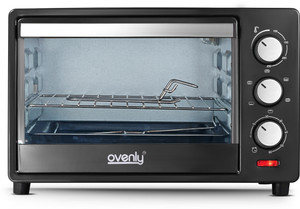 OVENLY 25-Litre Oven Toaster Grill OTG OVCH03, BLACK