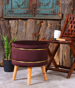 ShadowKart Solid Wood Standard Ottoman