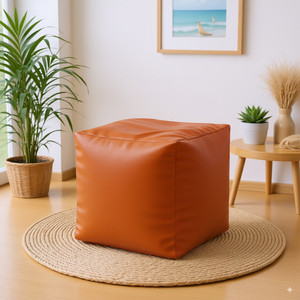 GIGLICK Leatherette Cube Ottoman