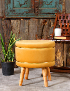 ShadowKart Solid Wood Standard Ottoman