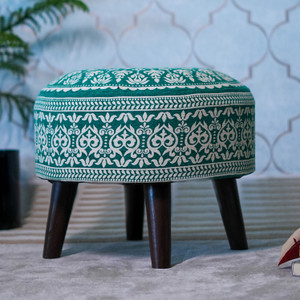 Greetwood Solid Wood Standard Ottoman