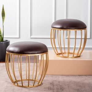 nestroots Metal Standard Ottoman