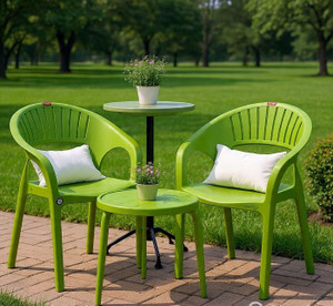 MSR MANGO Stackable Plastic Chair Strong & Sturdy Structure Plastic Outdoor Chair Plastic Outdoor Chair