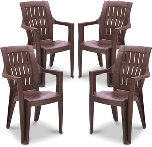 MAHARAJA Omega Orthopaedic chair with Fully Comfort for Home & Restaurant Plastic Outdoor Chair