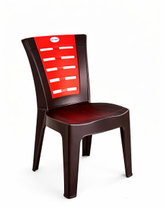 SRI GAYATHRI POLYMERS Armless Plastic Chair|Strong Back Support|Multipurpose Home&Kitchen Chair Plastic Outdoor Chair