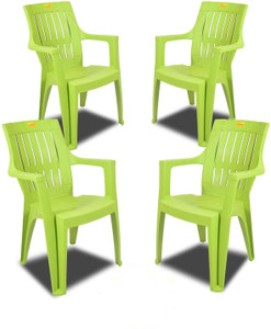 Anmol Platinum Durable Maharaja Size Chair for Home Office Restaurant Plastic Outdoor Chair