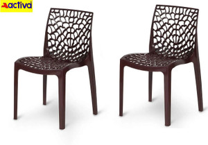 ACTIVA Web Designer Plastic Chair for Home, Cafe|Lightweight & Stackable Seating Chair| Plastic Outdoor Chair