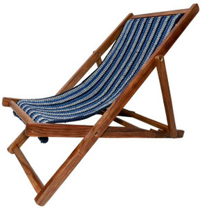Decorhand Sheesham Wood Color Relaxing Chair/Comfort Folding Chair Solid Wood Outdoor Chair