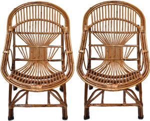ZAANCREATION Rattan Chair | Kursi | Chairs for Home Living Room, Office, Outdoor & Garden Cane Outdoor Chair