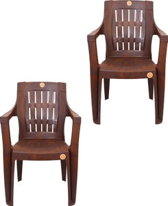 PRIMEGOLD Polo Orthopaedic - Comfortable for Home and Restaurant Plastic Outdoor Chair