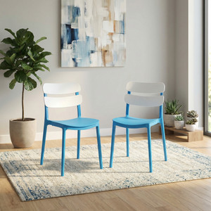 TrendyLivings Marti Chair for Home | Dining Chair | Suitable for Home, Café & Restaurant Plastic Outdoor Chair