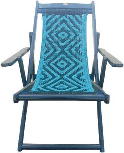 ROYAL BHARAT Sleep & Dream Chair with Thread Solid Wood Outdoor Chair